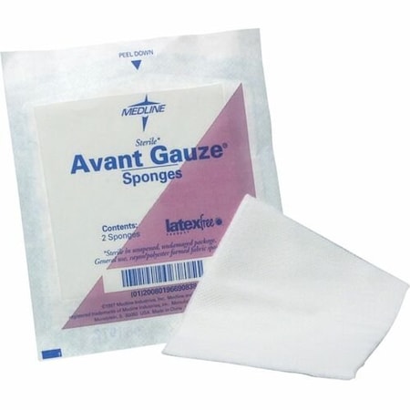 Medline GAUZE, AVANT, STERILE, 3inX3in, 40PK MIINON21334
